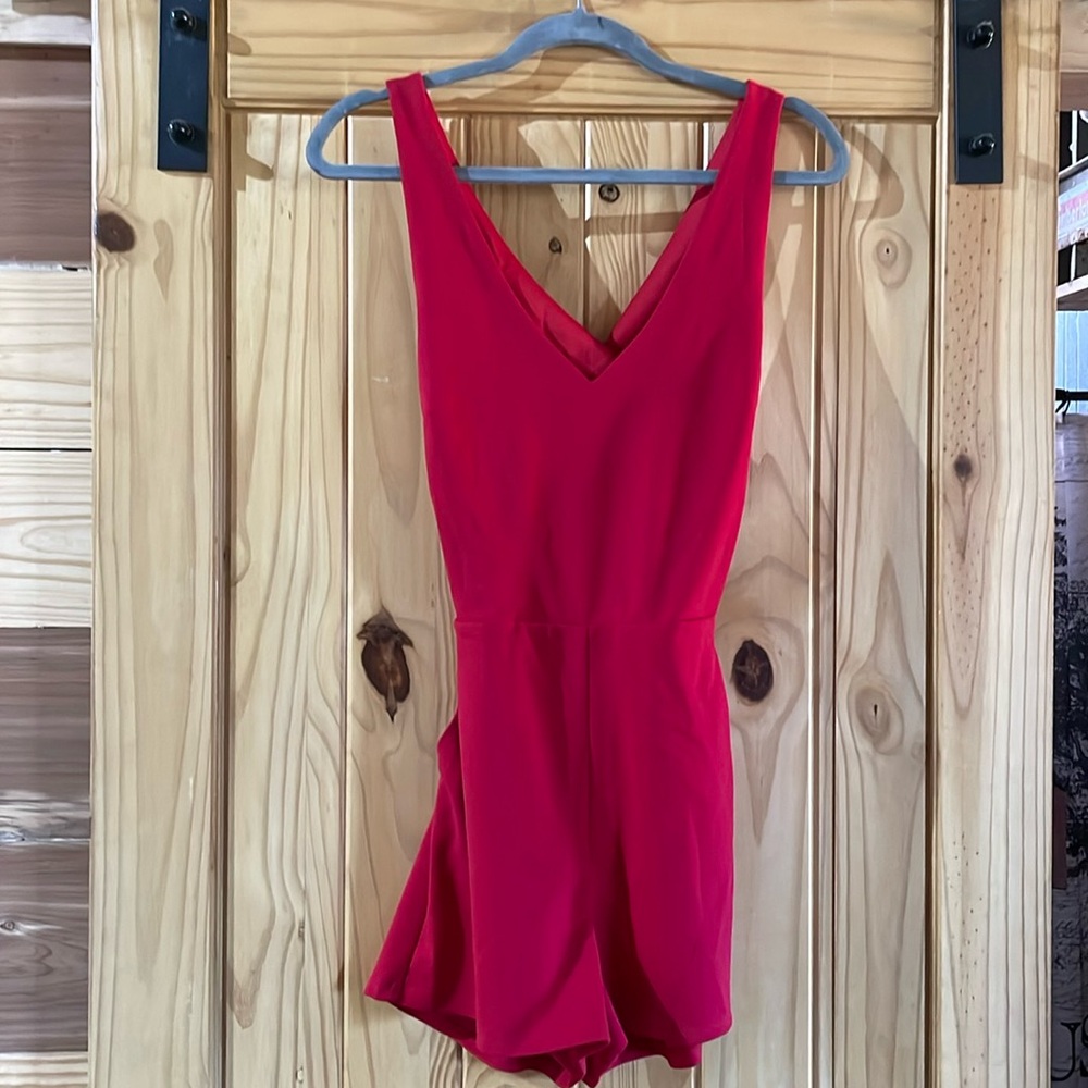 Red romper